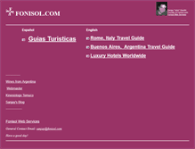 Tablet Screenshot of fonisol.com